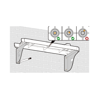 SigenStor Installation Kit for Wall-mounted